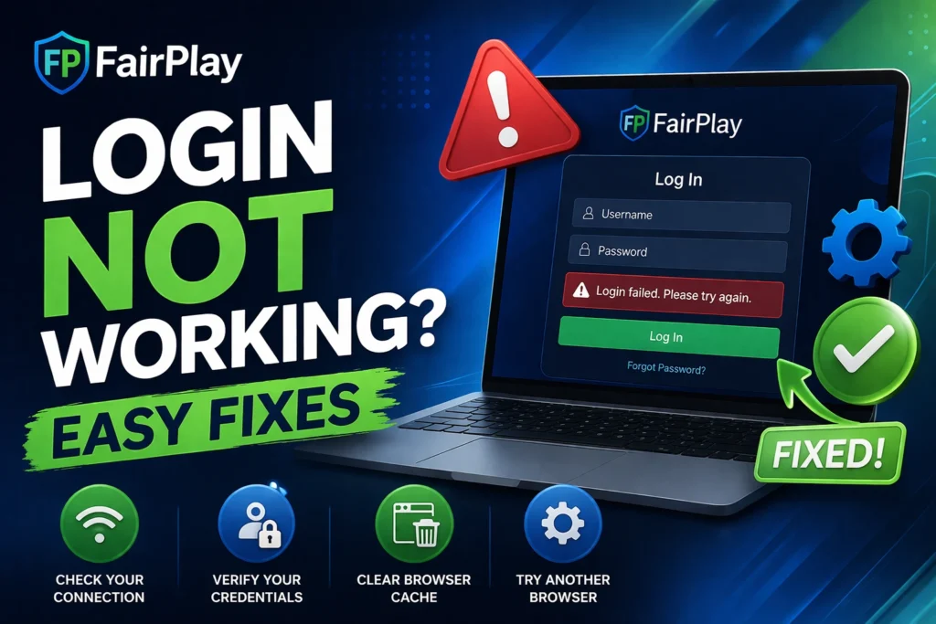 FairPlay login issues