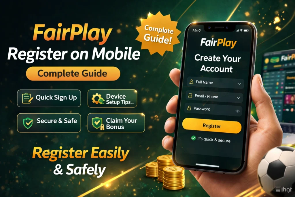 FairPlay Register on Mobile