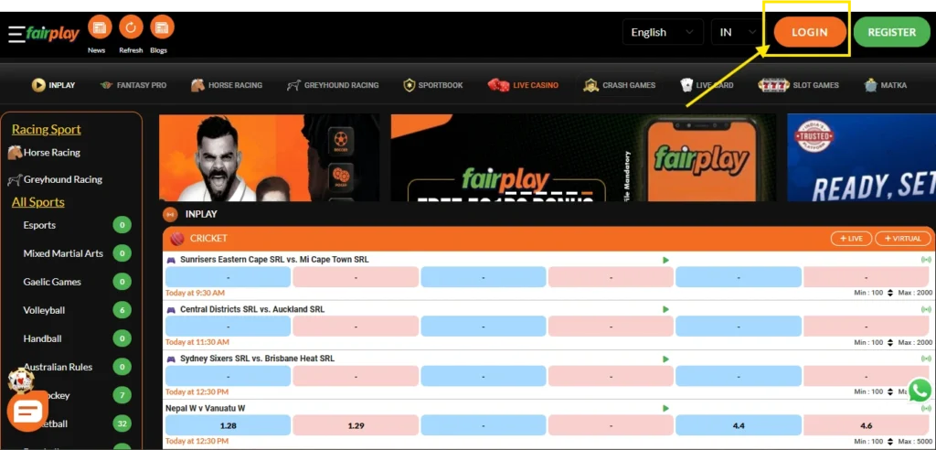 fairplay login