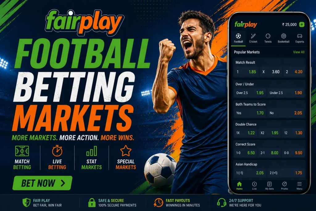 Fairplay Live Sportsbook and Live Market Insights 3 football