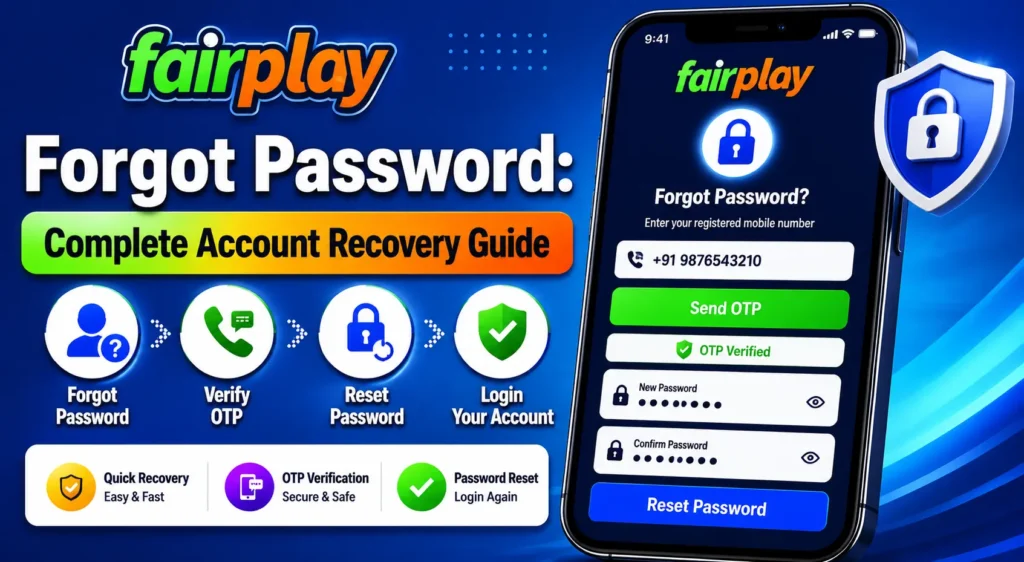 FairPlay Forgot Password