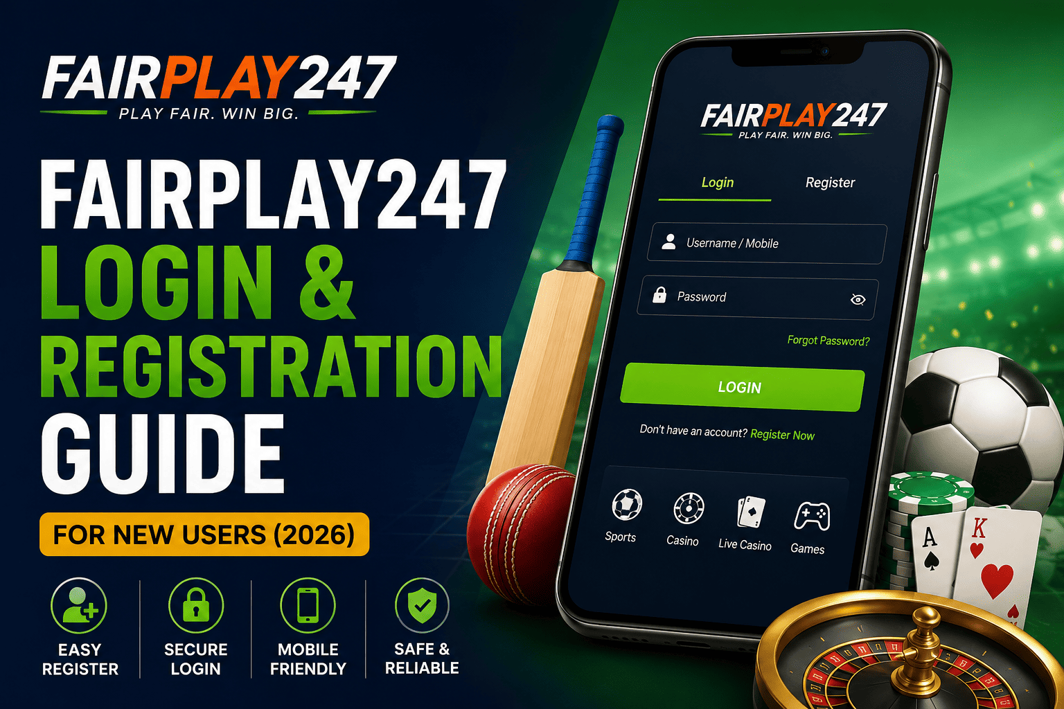 FairPlay247 Login & Registration Guide for New Users (2026)