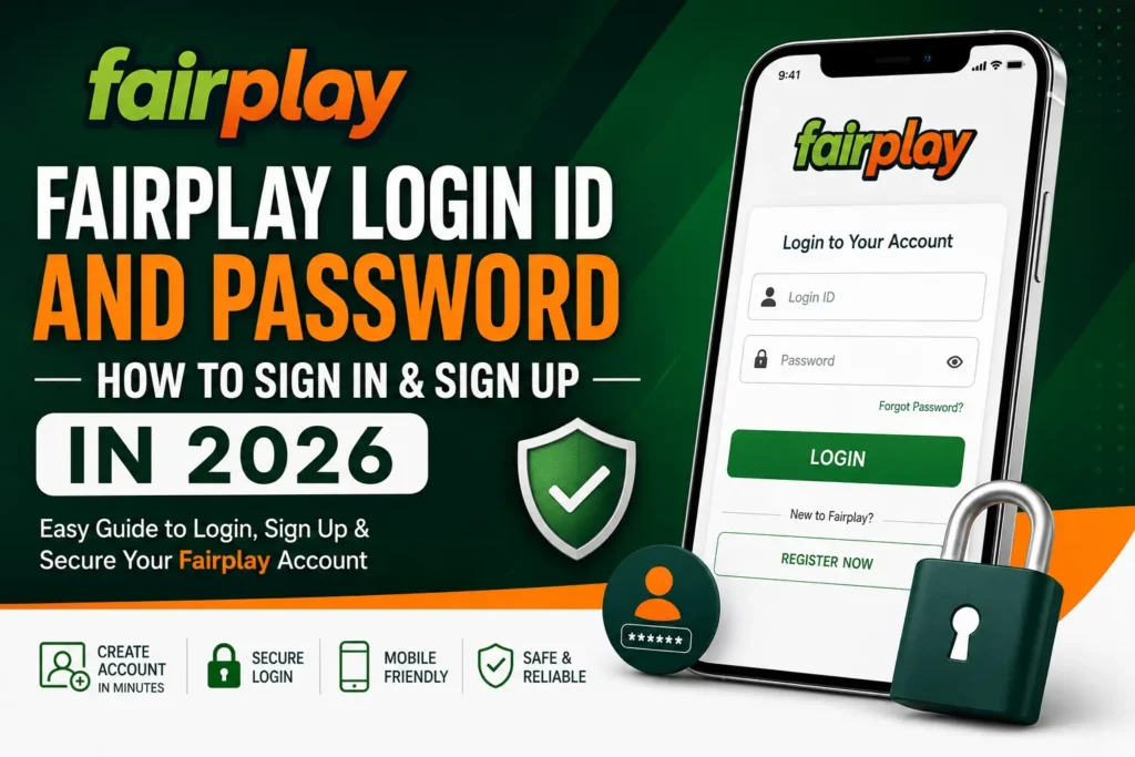 Fairplay login ID and password — how to sign in & sign up in 2026