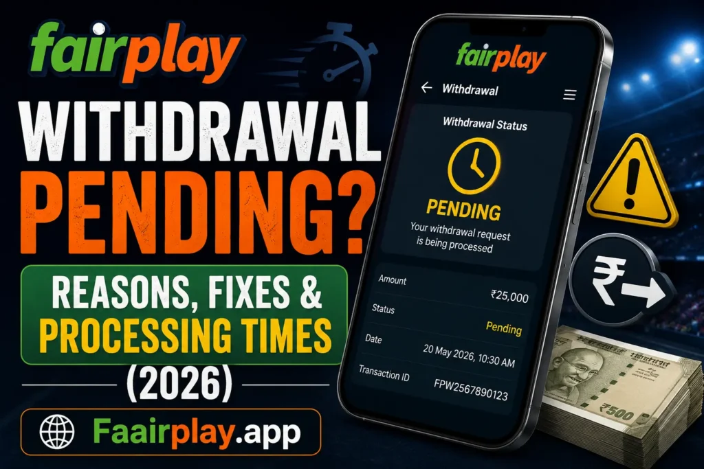 Fairplay Withdrawal Pending