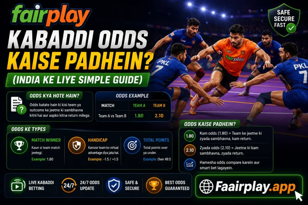 Pro Kabaddi Betting Guide 2026: India Mein PKL Par Bet Kaise Lagaayein 2 Kabaddi Odds