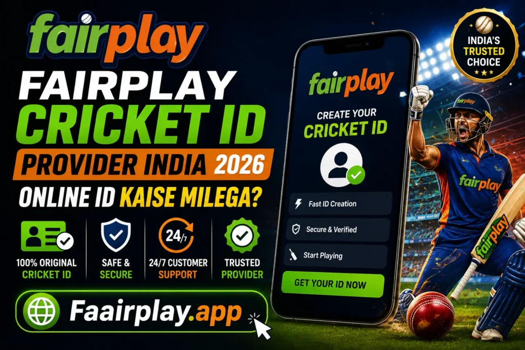 Fairplay Cricket ID Provider India 2026 — Online ID Kaise Milega? 1 fairplay cricket id