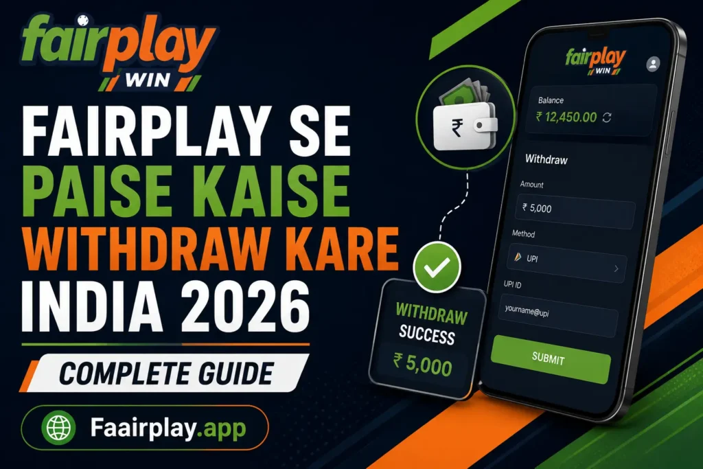 fairplay withdrawal india
