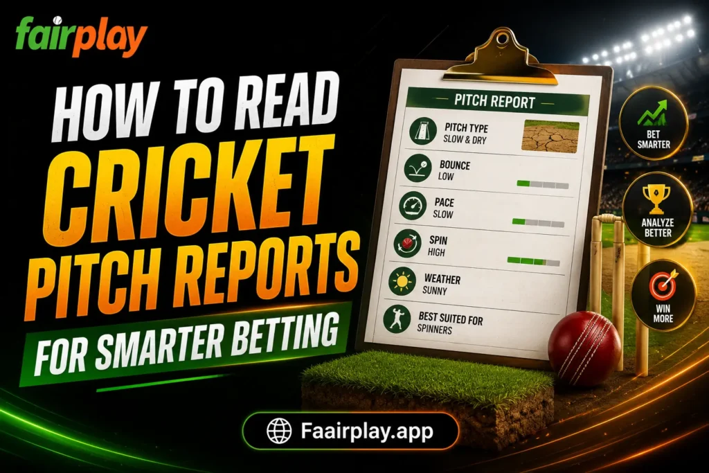 Cricket Pitch Reports - fairplay