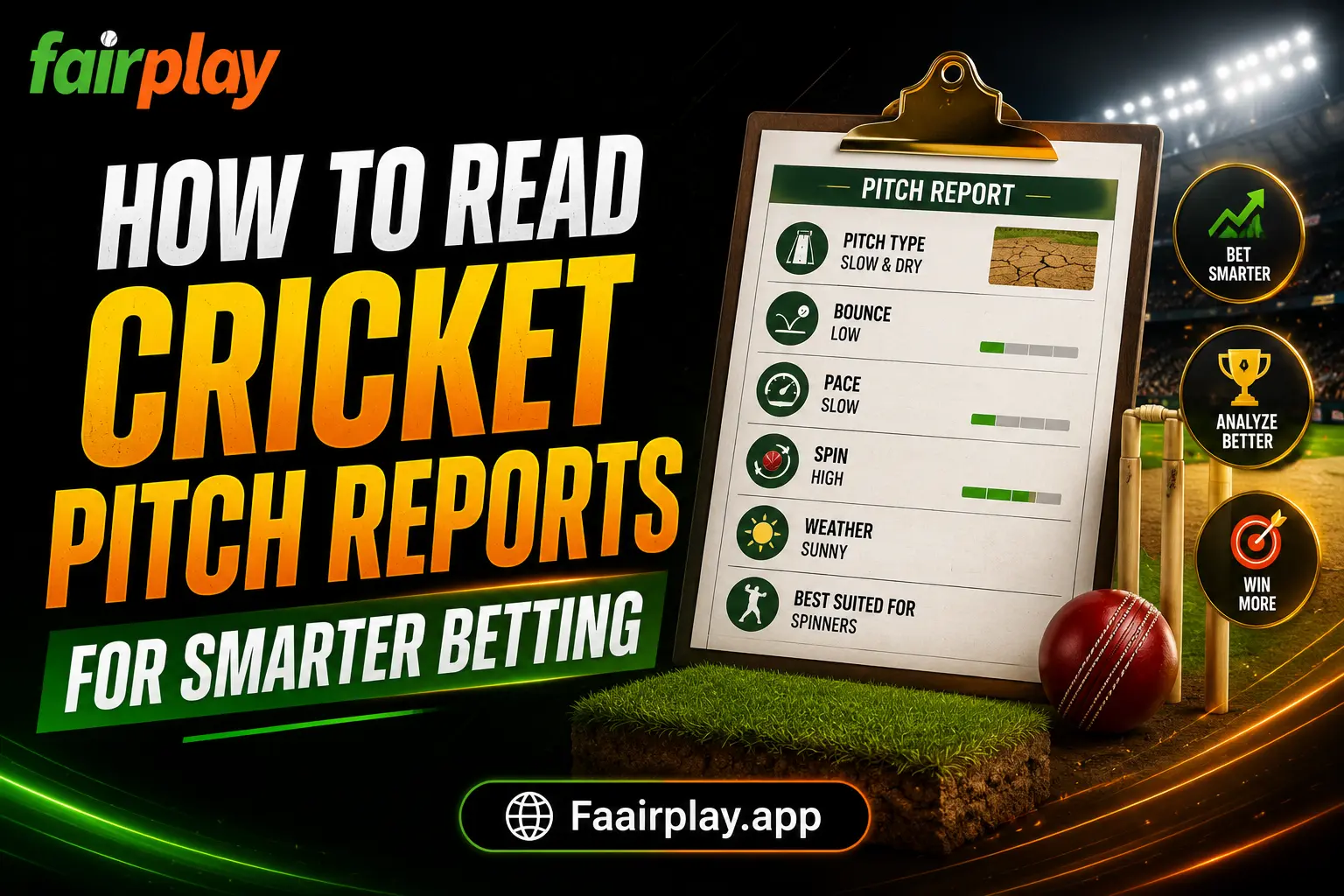 Cricket Pitch Reports for Smarter Betting | Fairplay Guide 2 Cricket Pitch Reports for Smarter Betting | Fairplay Guide